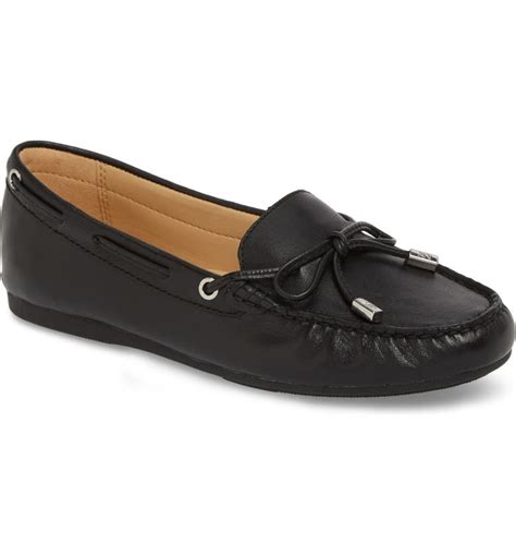 michael michael kors sutton leather moccasin|Michael Kors Women's Sutton Leather Moccasins.